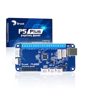 Brook P5 Plus Fighting board PreInstalled Header Version Lightningquick response times to dominate the fight Arcade Stick PCB For PS5 Fighting games PS4 PS3 NS and PCXInput Consoles