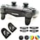 Asokex L2 R2 Ps4 Trigger Extenders 1 Pair L2 R2 Triggers 4pcs Joystick Cap 2 Pairs LED Light Bar Decal for PlayStation 4 Controller