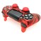 Asokex Silicone Skin Cover for Ps4 Controller 1pc AntiSlip Case 1 Pair L2 R2 Trigger Extender 4pcs Thumb Grips4pcs LED Light Bar Decal Protector for DualShock PS4 SlimPro Controller Red Camouflage