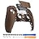 eXtremeRate Wood Grain Soft Touch Touchpad Front Top Shell Compatible with ps5 Controller BDM010 020 030 040 050 DIY Replacement Shell Custom Touch Pad Cover Compatible with ps5 Controller