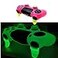 Asokex Ps4 Controller Skin Silicone Case Grip Glow in Dark Protective Cover for PS4slimPro Dualshock 4 ControllerGlow Pink