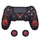 BRHE Skin for PS4 Controller AntiSlip Grip Silicone Cover Protector Case Compatible with PS4 SlimPro WirelessWired Gamepad Controller with 2 Dragon Carving Thumb Grip Caps