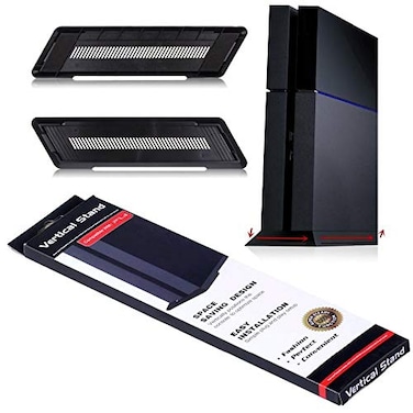 Kailisen Vertical Stand for PS4 Vertical Cooling Stand Bracket Mount Holder for PlayStation 4 Console PS4 Not Include Black