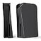 eXtremeRate eXcover Graphite Carbon Fiber Patterned Top Bottom Cover Compatible with ps5 Console Disc Edition Replacement Faceplate Backplate Shell Skin Compatible with ps5 Console Disc Version