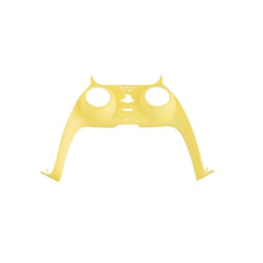 HEATFUN PS5 Controller Faceplate Yellow Accessories for PS5 DualSense Controller Light Yellow