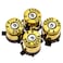 Crazy Controllerz Controller Bullet Buttons for PlayStation PS4 PS5 Made With Real 9MM Spent Bullet Casings Includes Tools