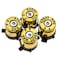 Crazy Controllerz Controller Bullet Buttons for PlayStation PS4 PS5 Made With Real 9MM Spent Bullet Casings Includes Tools