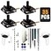 iParto 4 Pack Joystick Replacement for Oculus Quest 2 Controller Thumb Stick Replacement for Meta Quest 2 LeftRight Joystick Analog with ScrewsThumbstick CapsTools