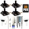 iParto 4 Pack Joystick Replacement for Oculus Quest 2 Controller Thumb Stick Replacement for Meta Quest 2 LeftRight Joystick Analog with ScrewsThumbstick CapsTools