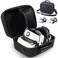 Nargos Carrying Case for Meta Quest 3 3S Travel Bag Compatible with BOBOVR S3 Pro E3 Pro KIWI Design Head Strap Controllers and Other Accessories Hard Shell Case for Oculus Quest 3 3S BlackXL