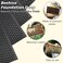 BeeCastle Black Beehive Beeswax Coated Foundation SheetWaxed Foundation Sheet 812Inch Deep Foundation for Beehive Deep Frames
