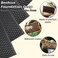 BeeCastle Black Beehive Beeswax Coated Foundation SheetWaxed Foundation Sheet 812Inch Deep Foundation for Beehive Deep Frames