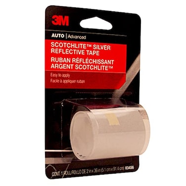 3M Scotchlite Silver Reflective Tape 03456 2 in x 36 in 1 Roll