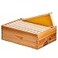 MayBee 8Frame Beehive Box Langstroth Medium Super Bee Box for Sale Wax Coated Bee Hives Includes Wooden Frames Waxed Foundations Unassembled