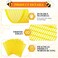 Yinkin 6 PCS Plastic Queen Excluder Queen Bee Excluder Bee Hive for Beekeeping and Separating Queen Bees from Honey Yellow10 Frame