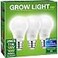 Briignite Full Spectrum LED Grow Light Bulb A19 E26 Base 11W 100W Equivalent for Indoor Plants Seed Starting 3 Pack