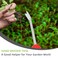KLDOLLAR Weed Puller Tool Dandelion Weeder Puller Tool with Soft Handle TwoPronged Fork Weed Remover Tool for Easy Weed Removal Stainless Steel Garden Weeder Tool for Lawn Farmland Gardening Tools