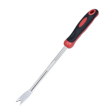 KLDOLLAR Weed Puller Tool Dandelion Weeder Puller Tool with Soft Handle TwoPronged Fork Weed Remover Tool for Easy Weed Removal Stainless Steel Garden Weeder Tool for Lawn Farmland Gardening Tools