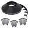EasyFlex NoDig Landscape Edging Kit 100 ft Black