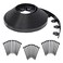 EasyFlex NoDig Landscape Edging Kit 100 ft Black