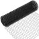 SATINIOR 2 Sheets Chicken Wire Net for Craft Work Galvanized Hexagonal Wire Mesh Black137 x 80 Inches