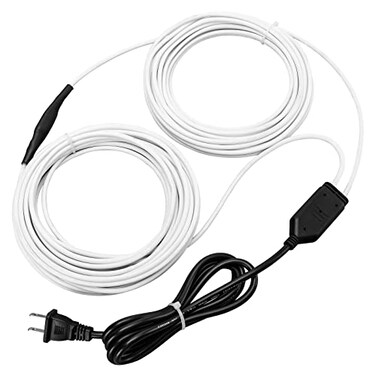 Haoguo Soil Heating Cable 49 ft Electric Warming Cable for Garden Cold Frame Keep Soil Warm