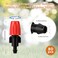 RimCereal 80 Pcs 14 Inch Drip Irrigation Kit Drip Emitters with 360 Adjustable Spray Pattern Pom Material Water Saving Solution for Garden Agricultural and Patio Misting SystemsSingle Barb