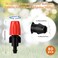 RimCereal 80 Pcs 14 Inch Drip Irrigation Kit Drip Emitters with 360 Adjustable Spray Pattern Pom Material Water Saving Solution for Garden Agricultural and Patio Misting SystemsSingle Barb