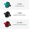 LiquiDrip 2 GPH Drip Emitters 2 GPH Pressure Compensating Drip Emitters Maintain Constant Flow 2 GPH Drip Irrigation Emitters 50 Per Bag GreenBlack