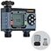 Melnor 65166AMZ HydroLogic Digital Hose Timer 2Zone Programmable Watering Timer Quick Connect Bundle Black Grey