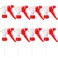Hethyo Spray Bottle Nozzles Plastic Heavy Duty Trigger Spray Nozzle 8Pcs Replacement Head Leak Proof Water Bottle Spray Nozzles Adjustable Head Sprayer