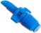 Raindrip 180JET010B Micro Spray Jet HalfCircle Pattern Fan Spray with 1032 Threaded Inlet Drip Irrigation Emitters for Drip Irrigation Gardening Systems 10Pack Blue