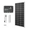 Renogy 100W 12V Solar Panel Starter Kit 100 Watt Monocrystalline Solar Panel 30A LCD PWM Charger Controller Adaptor Kit Tray Cables Z Brackets for RV Camper and Other Off Grid Applications