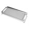 Weber Griddle Warming Rack StainlessSteel KeepWarm Rack with Raised Back Edge Collapsible Legs Narrow Slits for Buns Veggies GriddleTop Cooking