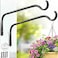 Lifyzoon 12 Inch Plant Hanger Brackets 2 Pack Metal Hanging Wall Hooks