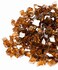 GASPRO 20 lbs Fire Glass for Propane Fire Pit 12Inch Reflective Fireplace Glass Rocks for Fire Pit Table Copper