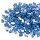 Stanbroil 10Pound Fire Glass 12 inch Reflective Tempered Fire Glass for Fireplace Fire Pit Pacific Blue Reflective