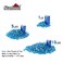 Stanbroil 10Pound Fire Glass Diamonds 12 inch Luster Fire Glass for Fireplace Fire Pit and Landscaping Caribbean Blue Luster