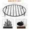 onlyfire Round Fire Pit Grate with 4 Legs for Outdoor Campfire Grill Cooking 24 Inch
