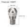 uxcell Mist Nozzle 14BSPT 02mm Orifice Dia 304 Stainless Steel Fine Atomizing Spray Tip