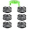 Chway 7 Pcs Dual Line String Trimmers Spools Compatible with Greenworks Model 2101602 2101602A STBA40B210 BST4000 0065 Line Replacement Spool 2900719 and Spool Cap Cover6 Spools 1 Cap