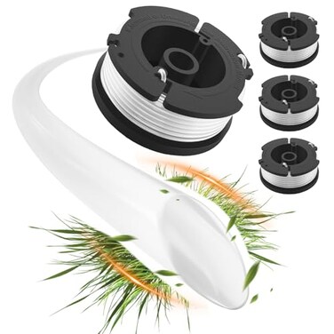 GreatBuddy 3 Pack AF100 Weed Eater String Compatible with Black Decker Wacker String Trimmer Line 30ft 0065 Inch