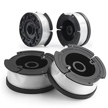 YDSL 4Pack String Trimmer Replacement Spool for BLACK and DECKER AF100 Autofeed Weed Eater Spool 30 Feet0065 Inches