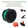 Eyoloty SF080 Trimmer Replacement Spools Compatible with Black Decker SF080BKP GH3000 GH3000R LST540 LST540B Weed Eater 20ft 0080 Edger Refills with 90583594 Cover Cap 4 Spool 1 Cap