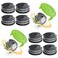YWTESCH 12 Pack 0065 Trimmer Line Compatible with Greenworks Weed Wacker 18Ft String Trimmer Refill Dual Line Weed Eater String Replacement Spool 10Pack Cap Cover2Pack
