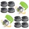 YWTESCH 12 Pack 0065 Trimmer Line Compatible with Greenworks Weed Wacker 18Ft String Trimmer Refill Dual Line Weed Eater String Replacement Spool 10Pack Cap Cover2Pack