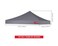 MASTERCANOPY Replacement Pop Up Canopy Top 10x10 Gray