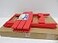 Adams Manufacturing 8500263700 Plastic QuikFold Side Table Cherry Red