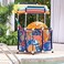 Improvements Pool Toy Storage Bin with Noodle Holder for Rafts Vests Balls Floaties Towels