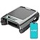 AIPER EcoSurfer S2 Solar Powered Pool Surface Skimmer Robot with APP Support 247 Continuous Cleaning Dual Charging Modes Smart Obstacle Avoidance 150um Filtration OTA Upgrade Gray